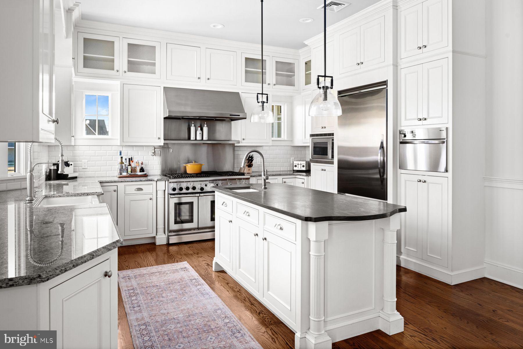 50 Dunkard Church Road Stockton, NJ 08559 - Photo 17 of 51 a kitchen with stainless steel appliances granite countertop a sink stove and refrigerator