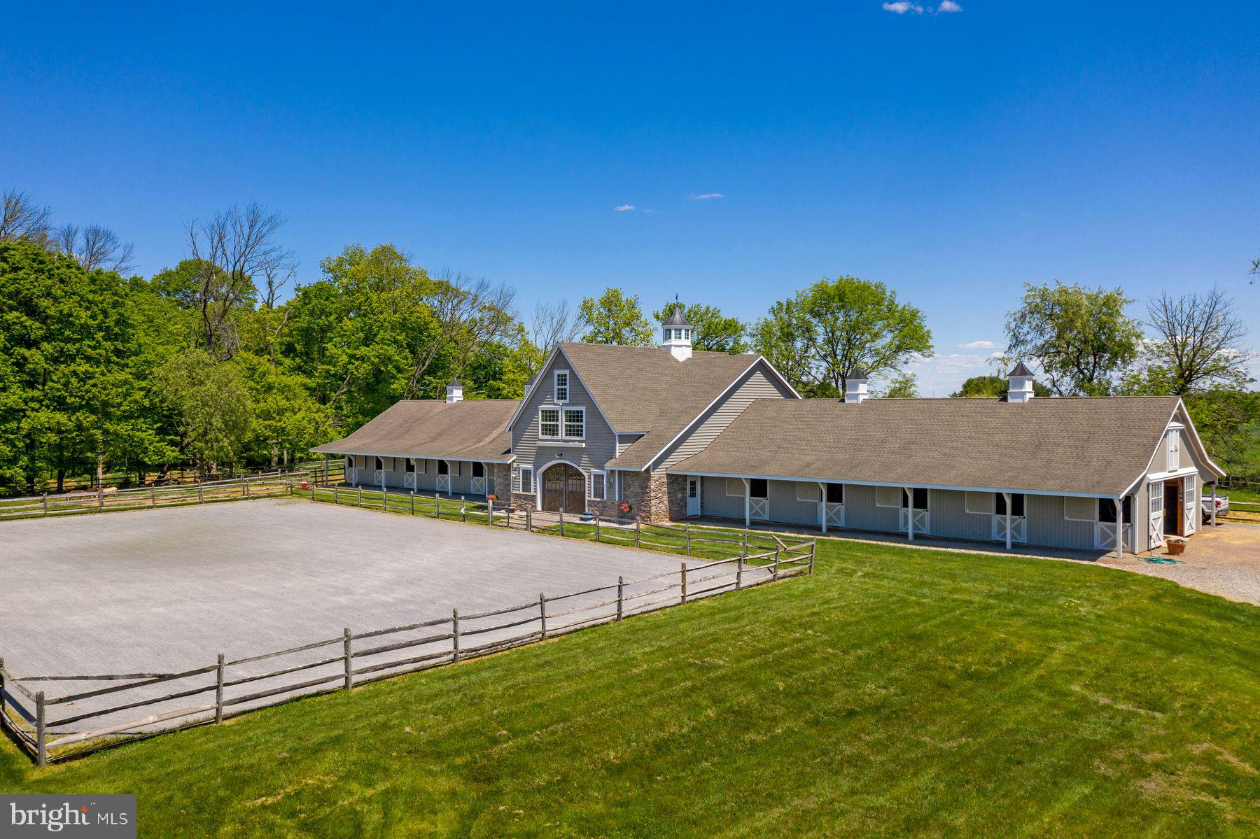 50 Dunkard Church Road Stockton, NJ 08559 - Photo 39 of 51 an aerial view of a house with swimming pool and big yard