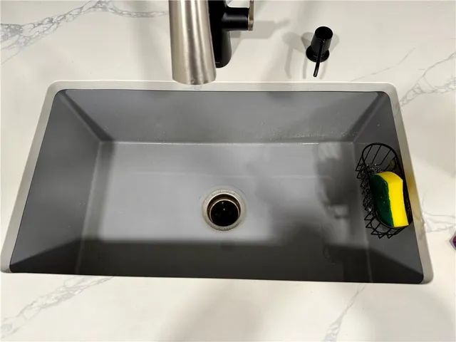 a close up of a storage and utility room with a door