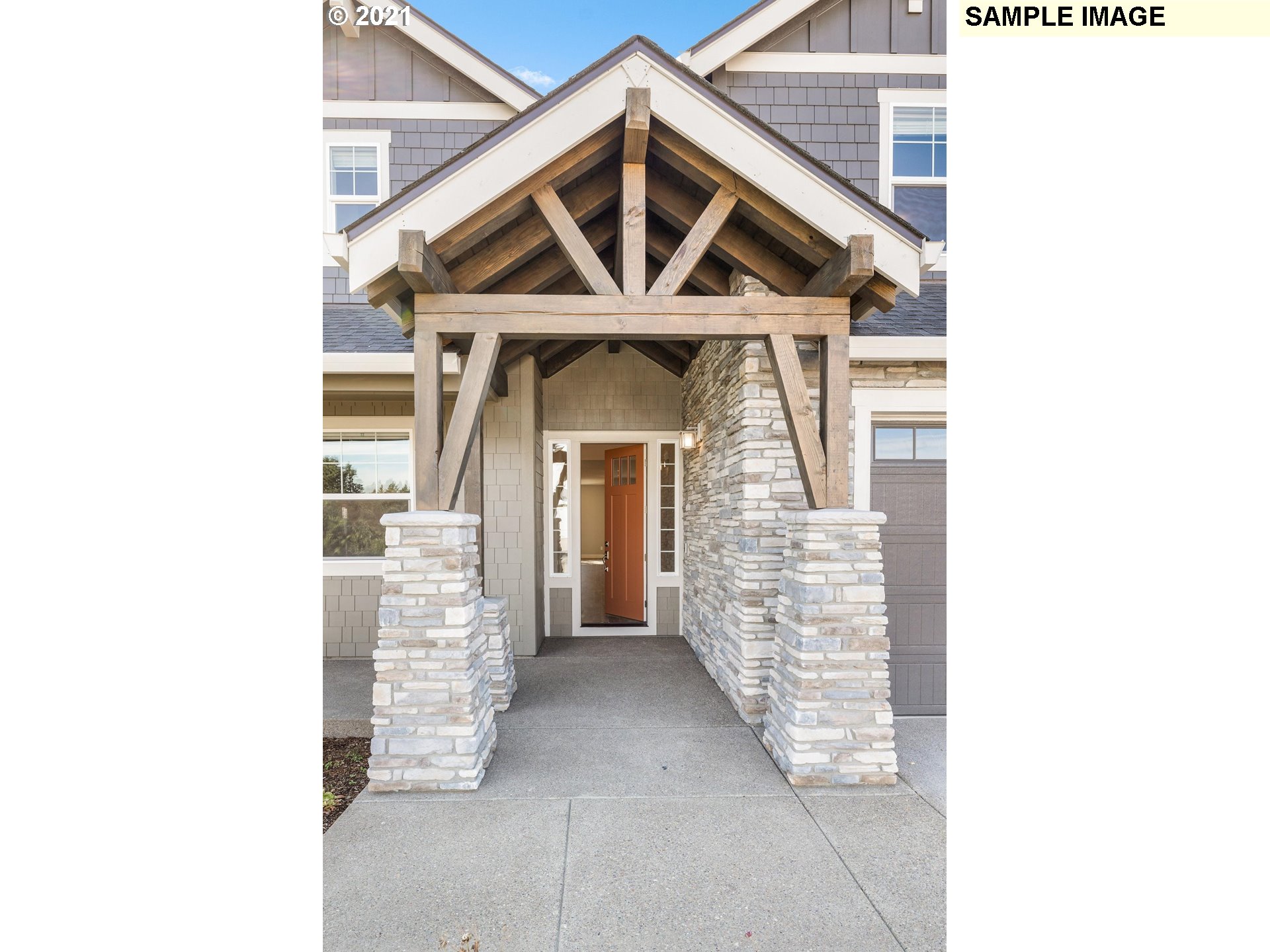 1715 Northeast Hancock Road Camas, WA 98607 - Photo 14 of 14 a front view of a house with a door