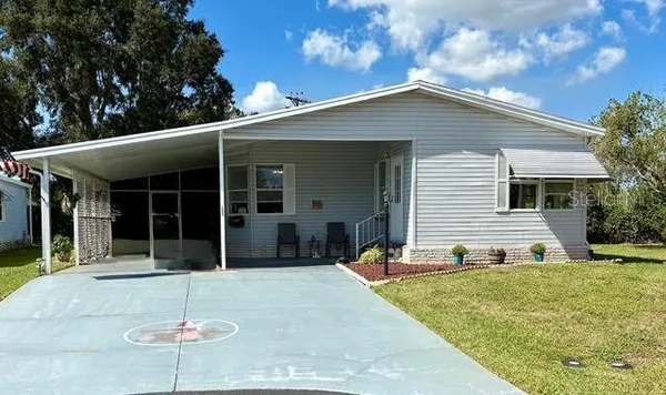 a house view with a outdoor space