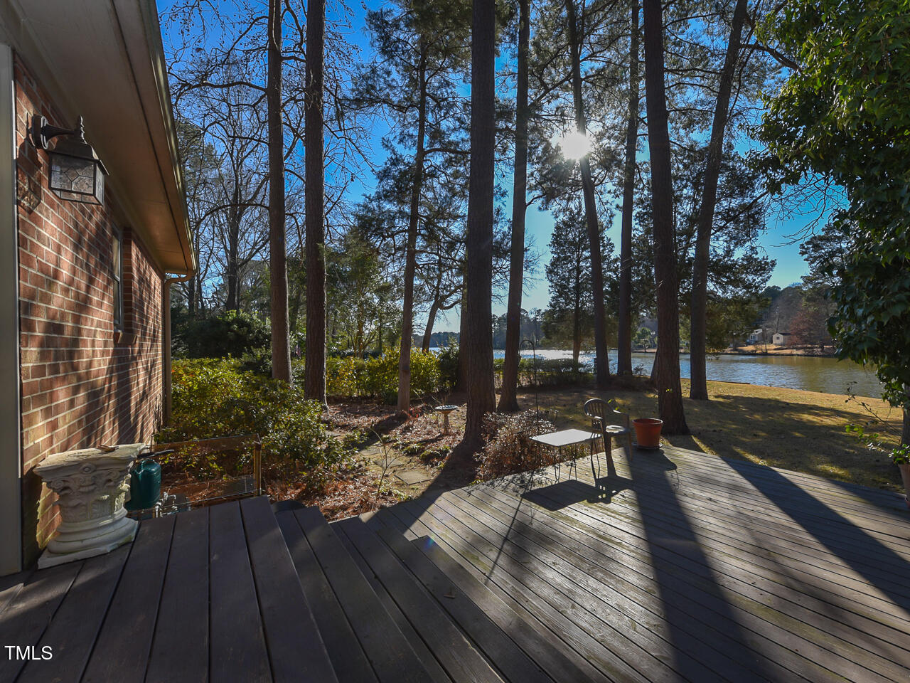 5200 Newhall Road Durham, NC 27713 - Photo 34 of 35 Exterior - deck - back yard - ok