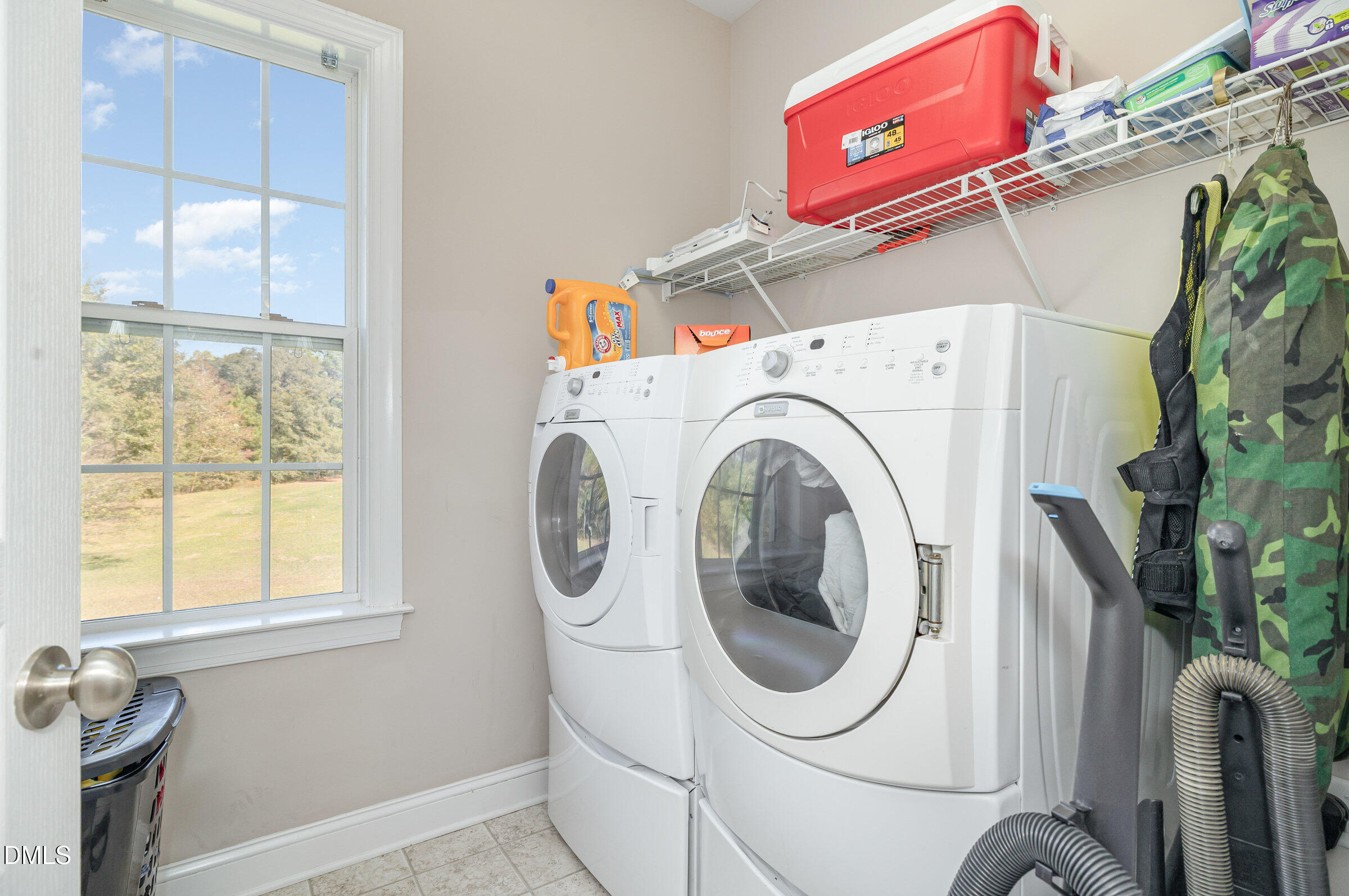 7300 Singlepond Lane Willow Spring, NC 27592 - Photo 13 of 34 a utility room with dryer and washer