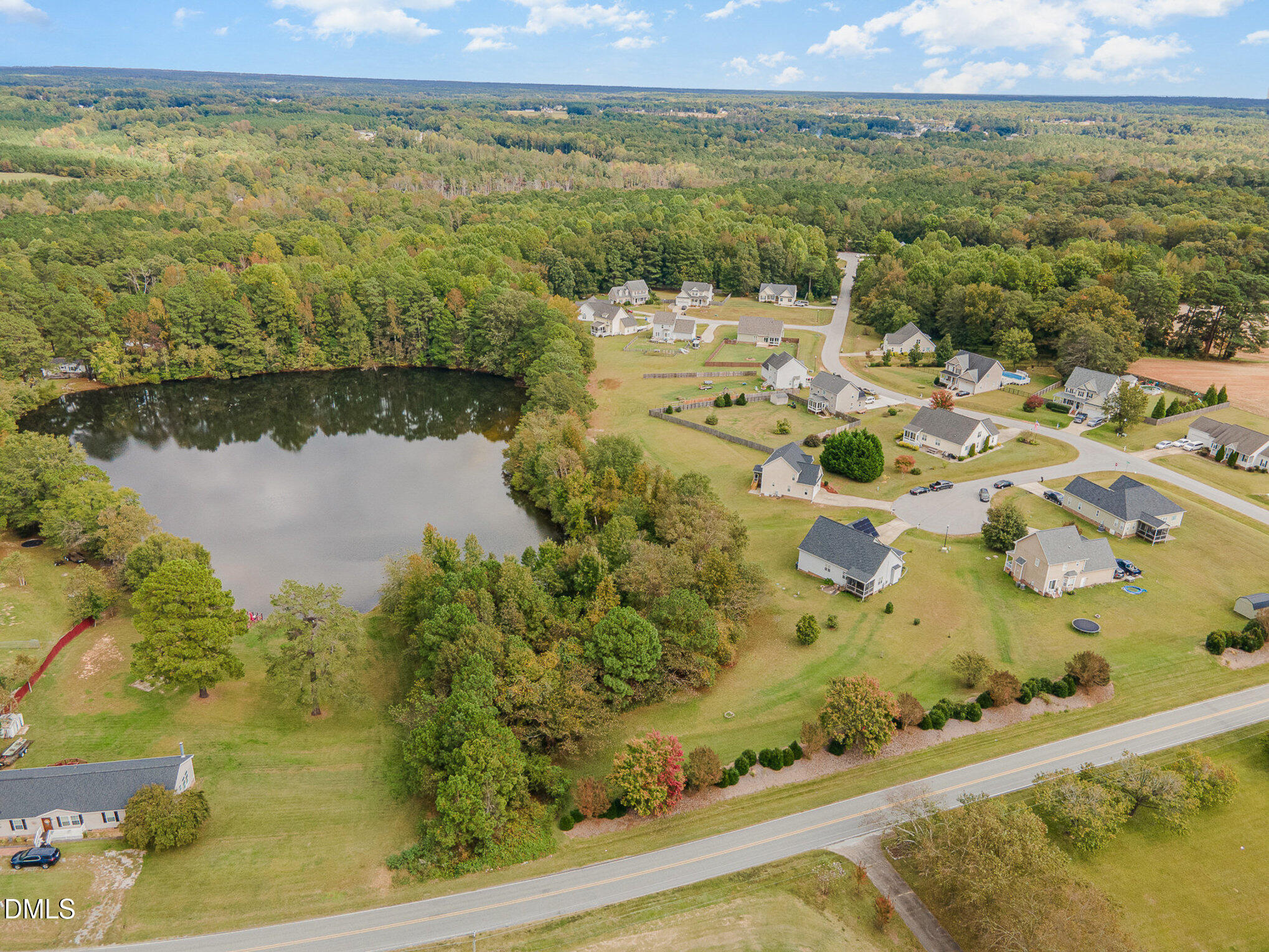 7300 Singlepond Lane Willow Spring, NC 27592 - Photo 31 of 34 a view of a lake view