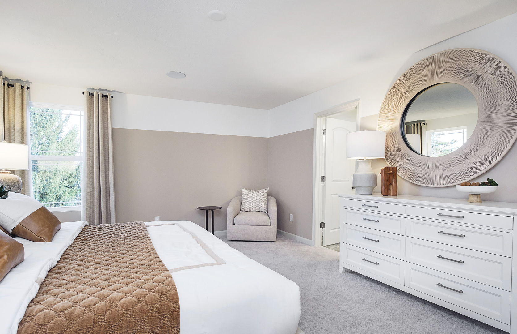 966 Houston Street Batavia, IL 60510 - Photo 18 of 20 a bedroom with a bed and a dresser