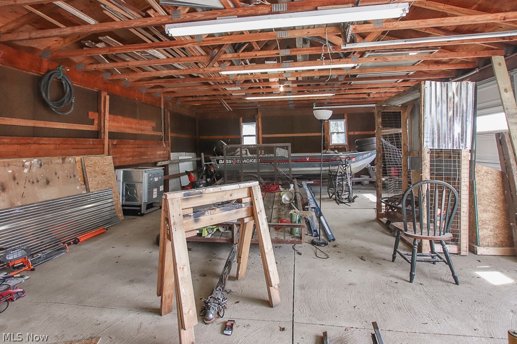 3589 Lester Road Medina, OH 44256 - Photo 27 of 35 Interior of 4 car detached garage. LOTS OF SPACE!!!!