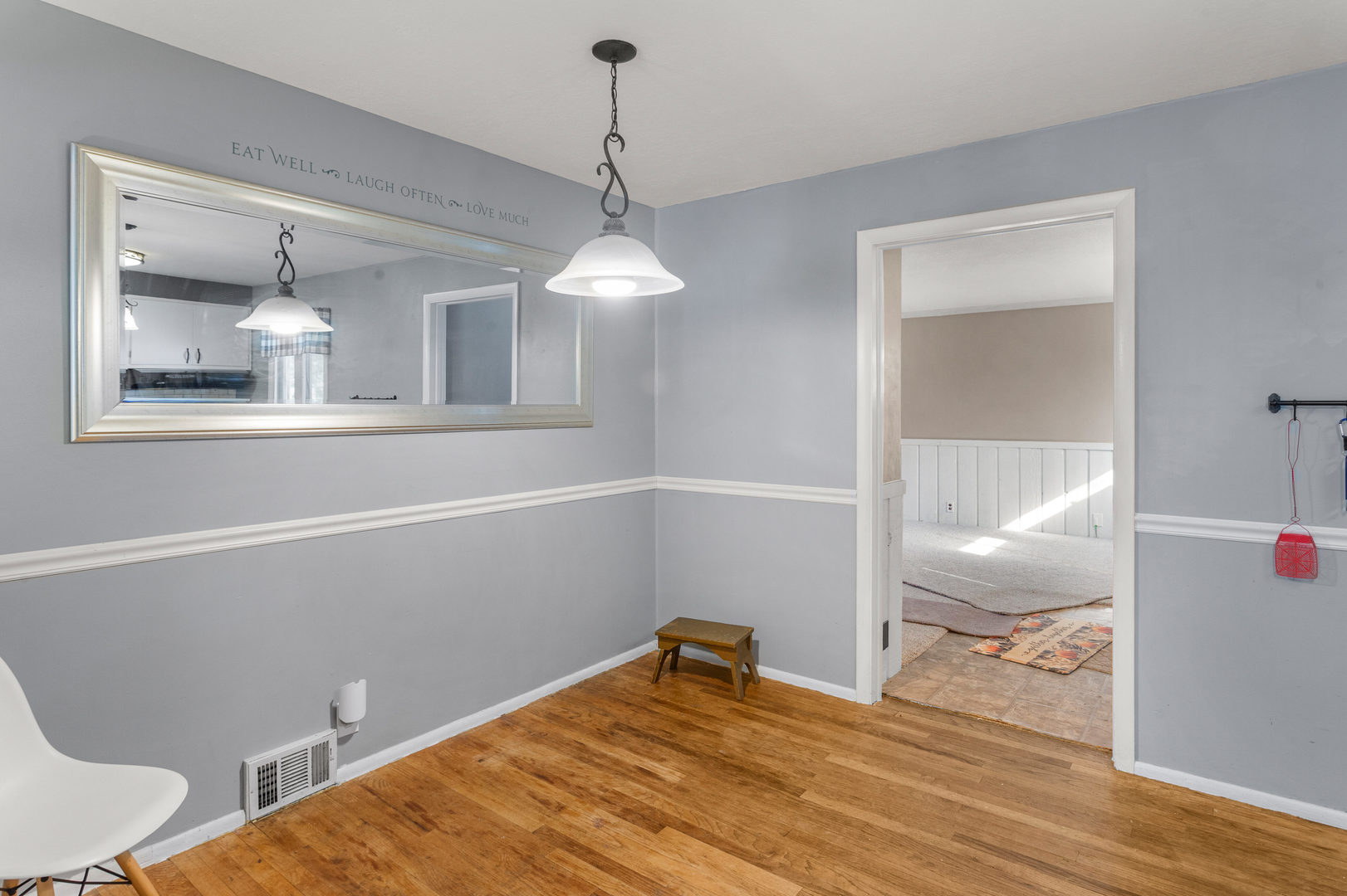 1420 South Western Avenue Champaign, IL 61821 - Photo 15 of 31 a bedroom with a bed and wooden floor