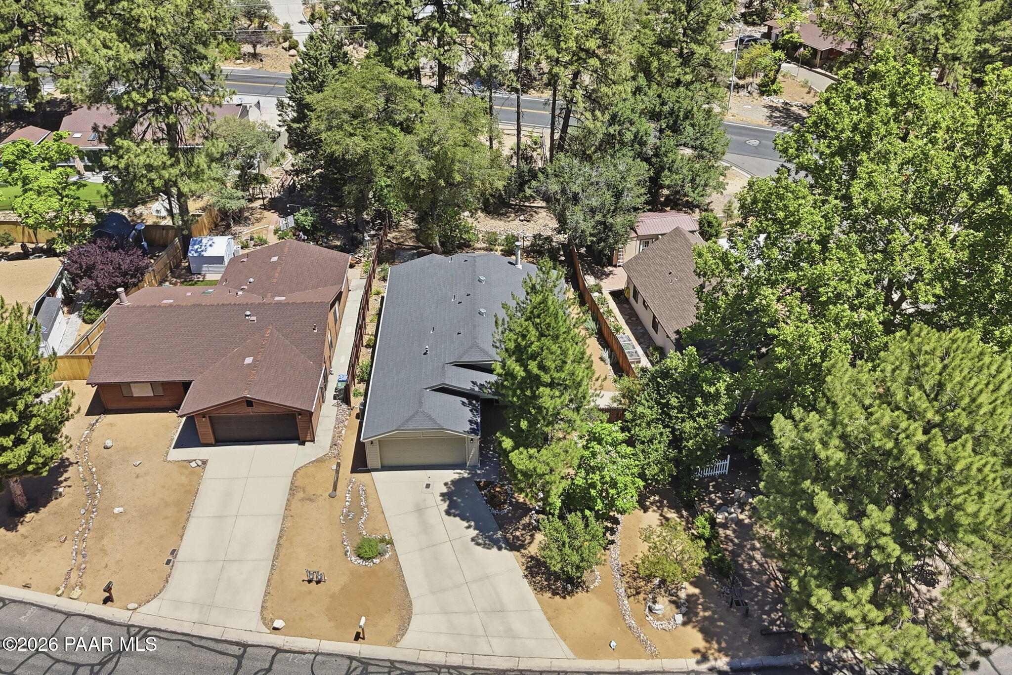1708 Meadowbrook Road Prescott, AZ 86303 - Photo 29 of 32 Birds Eye