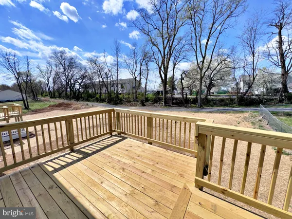 a view of wooden deck