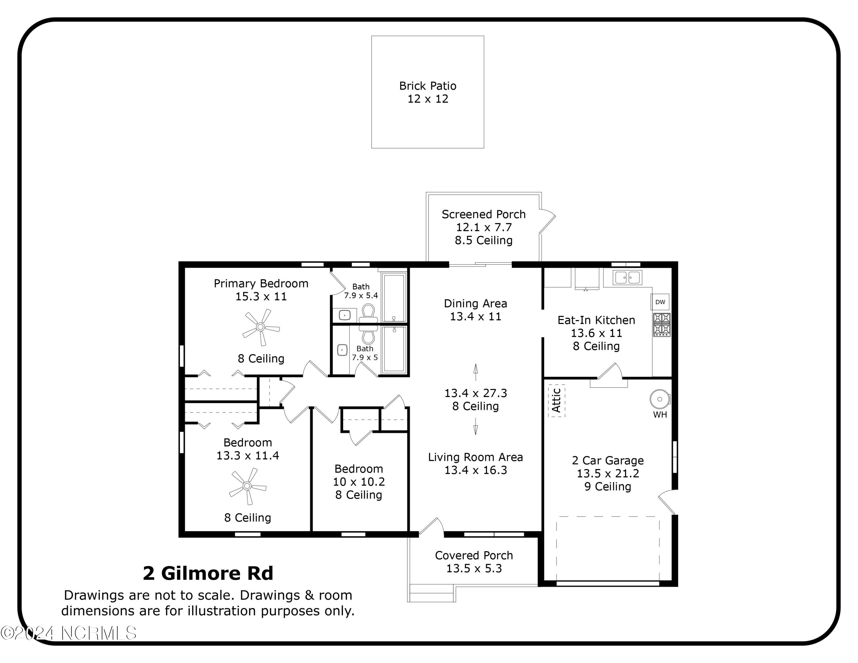 2 Gilmore Road Pinehurst, NC 28374 - Photo 20 of 20 2 Gilmore Rd Floor Plan JPG