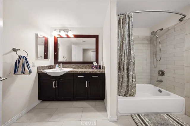 a view of parking garage with a car parked