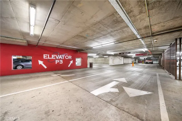 a view of a building with sitting space