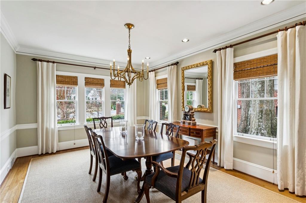 1686 Johnson Road Northeast Atlanta, GA 30306 - Photo 13 of 57 a view of a dining room with furniture window and outside view