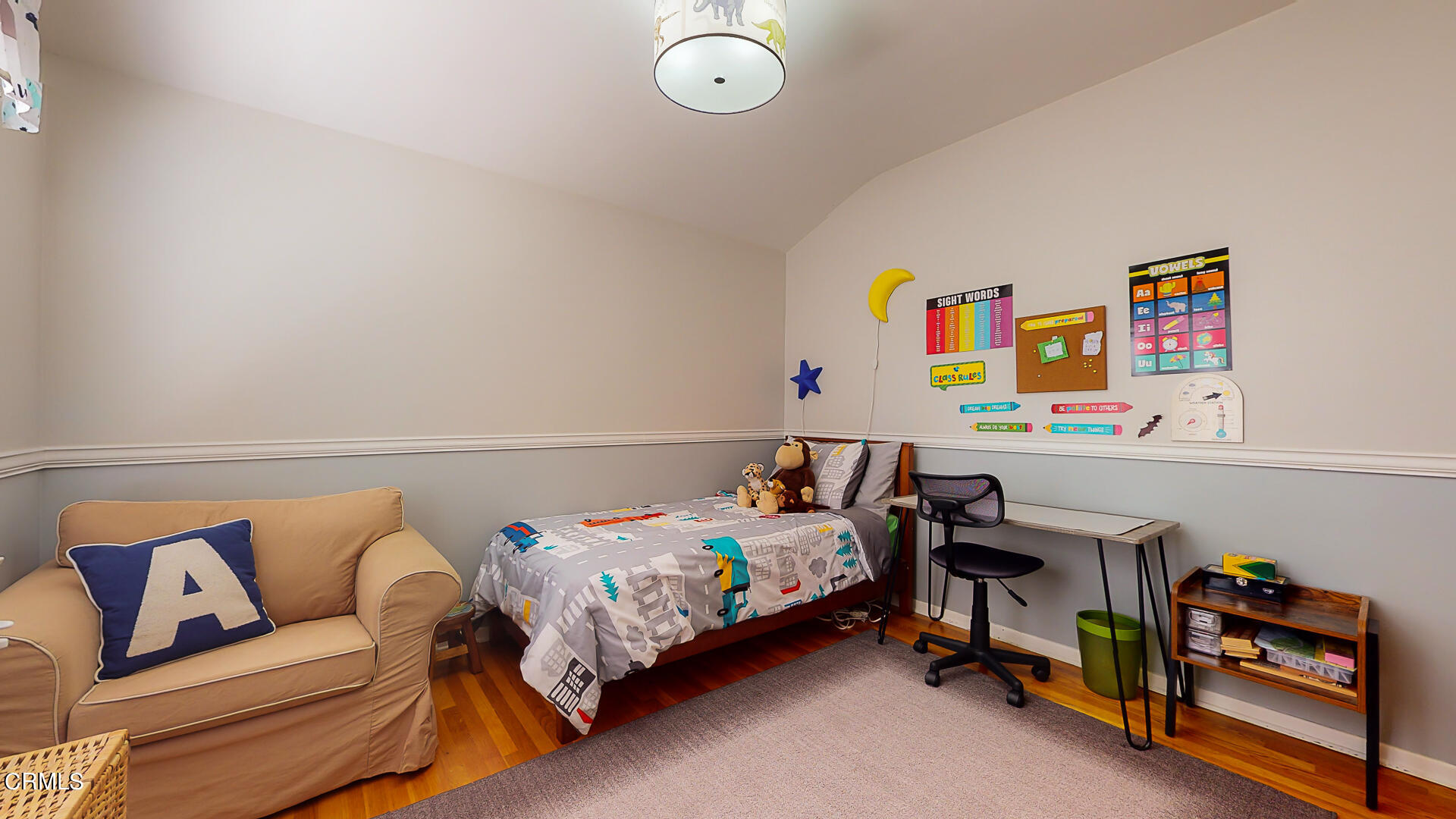 11052 Corley Drive Whittier, CA 90604 - Photo 24 of 39 a bedroom with a bed and a couch