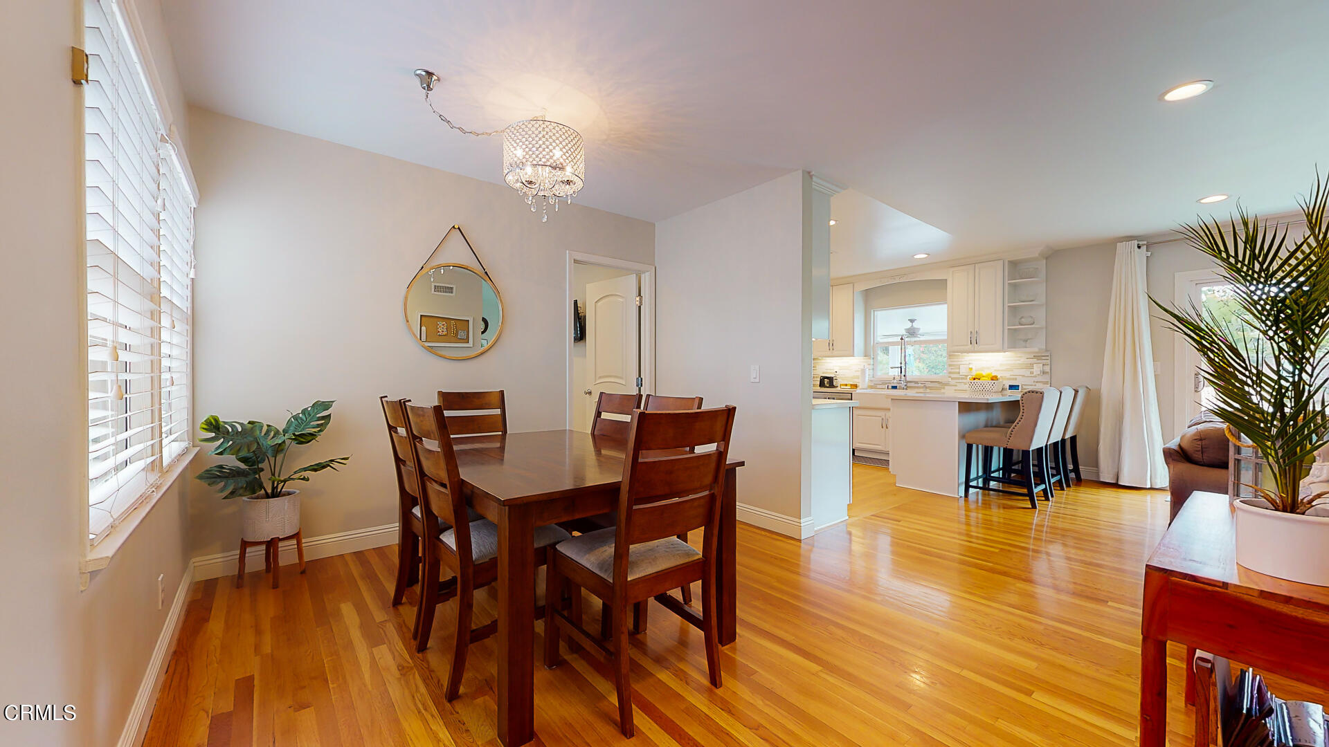 11052 Corley Drive Whittier, CA 90604 - Photo 8 of 39 a view of a dining room with furniture and wooden floor