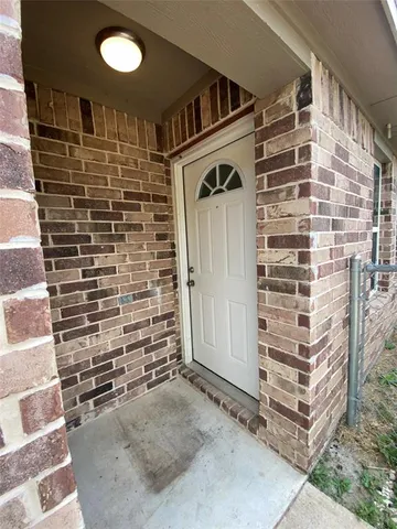 a view of front door