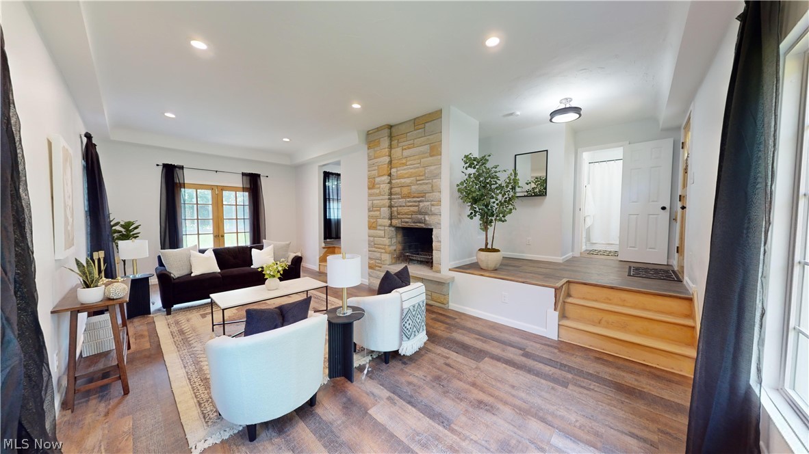 3075 Ludlow Road Cleveland, OH 44120 - Photo 2 of 30 Living room with a fireplace