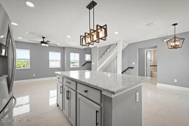 a view of a livingroom with a flat screen tv
