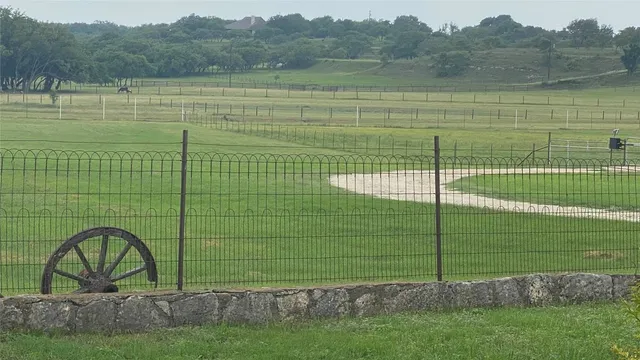 a view of an ocean and a houses