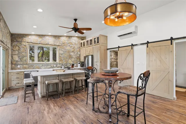 a view of outdoor space with deck and yard