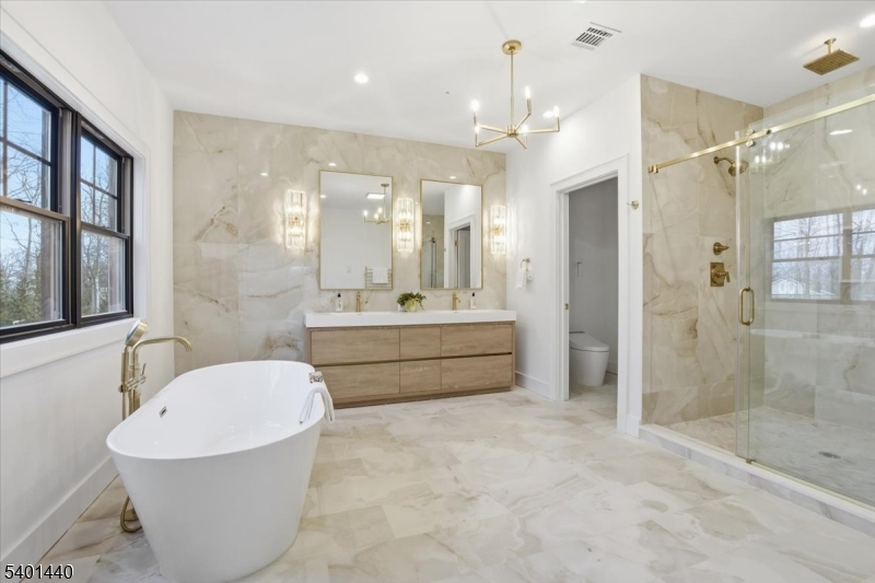 336 Fairmount Avenue Chatham, NJ 07928 - Photo 19 of 45 a bathroom with a tub sink shower and mirror