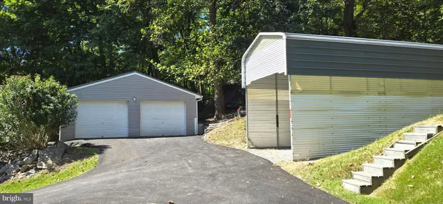 a view of a back yard