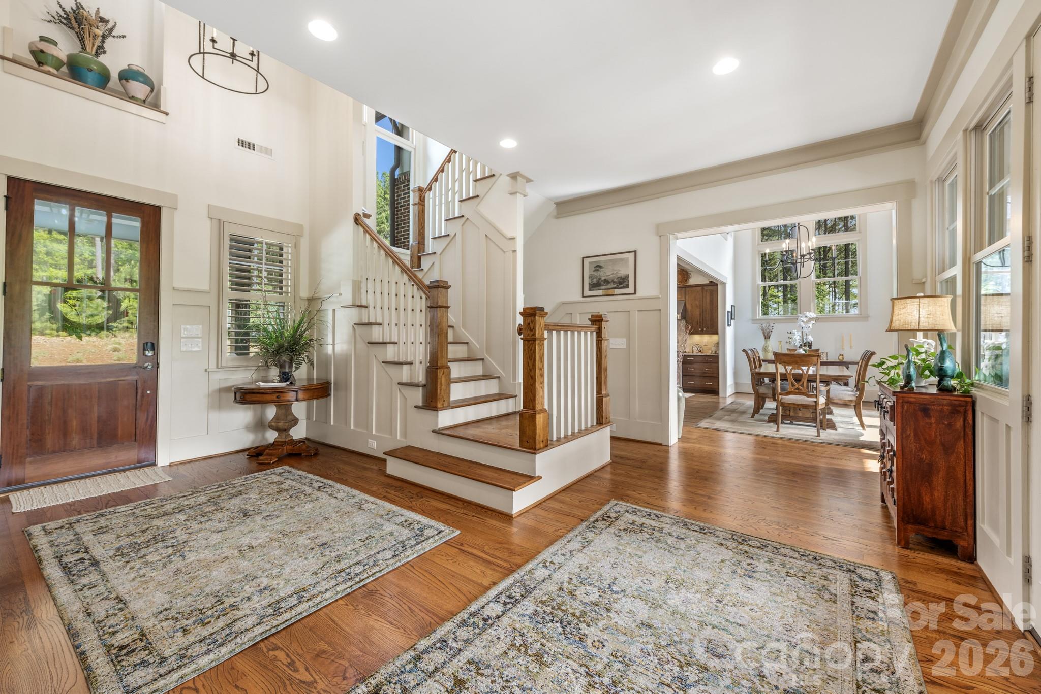 18321 Rosapenny Road Charlotte, NC 28278 - Photo 15 of 40 a living room with furniture and wooden floor