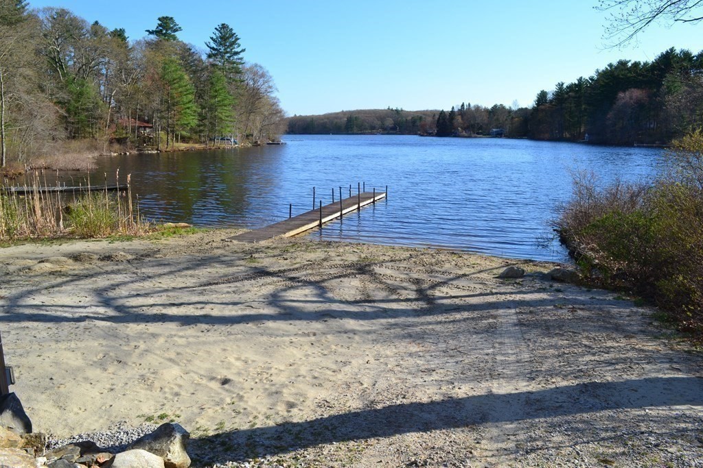 38 Lincoln Point Road Charlton, MA 01507 - Photo 3 of 25 a view of a lake next to a yard