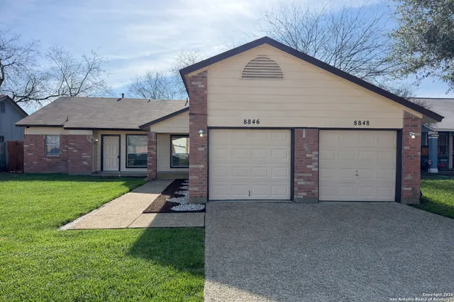 front view of house with a yard