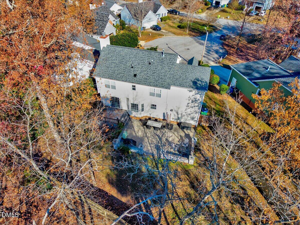 6900 Whittlesea Place Raleigh, NC 27616 - Photo 34 of 39 an aerial view of a house with a yard