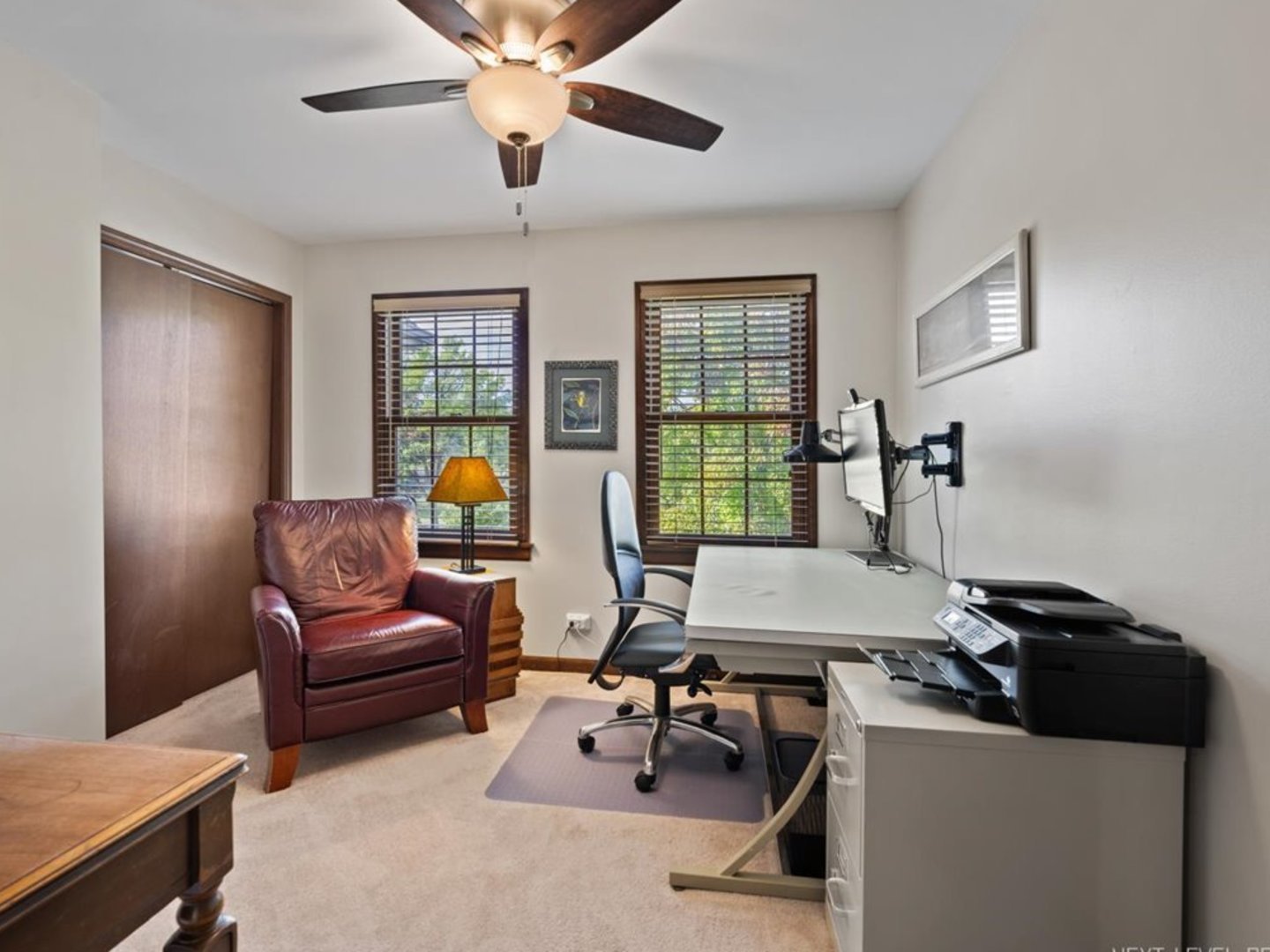78 South Stauffer Drive Naperville, IL 60540 - Photo 24 of 31 a view of a workspace with furniture and a window