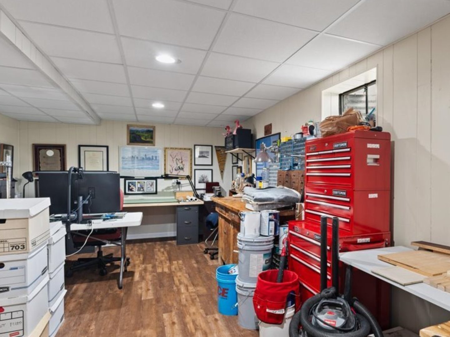 78 South Stauffer Drive Naperville, IL 60540 - Photo 28 of 31 a living room with furniture and a wooden floor