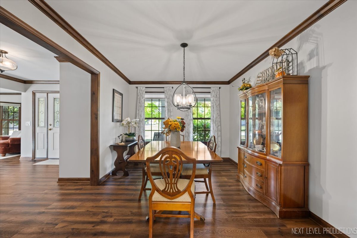 78 South Stauffer Drive Naperville, IL 60540 - Photo 7 of 31 a view of a dining room with furniture window and wooden floor