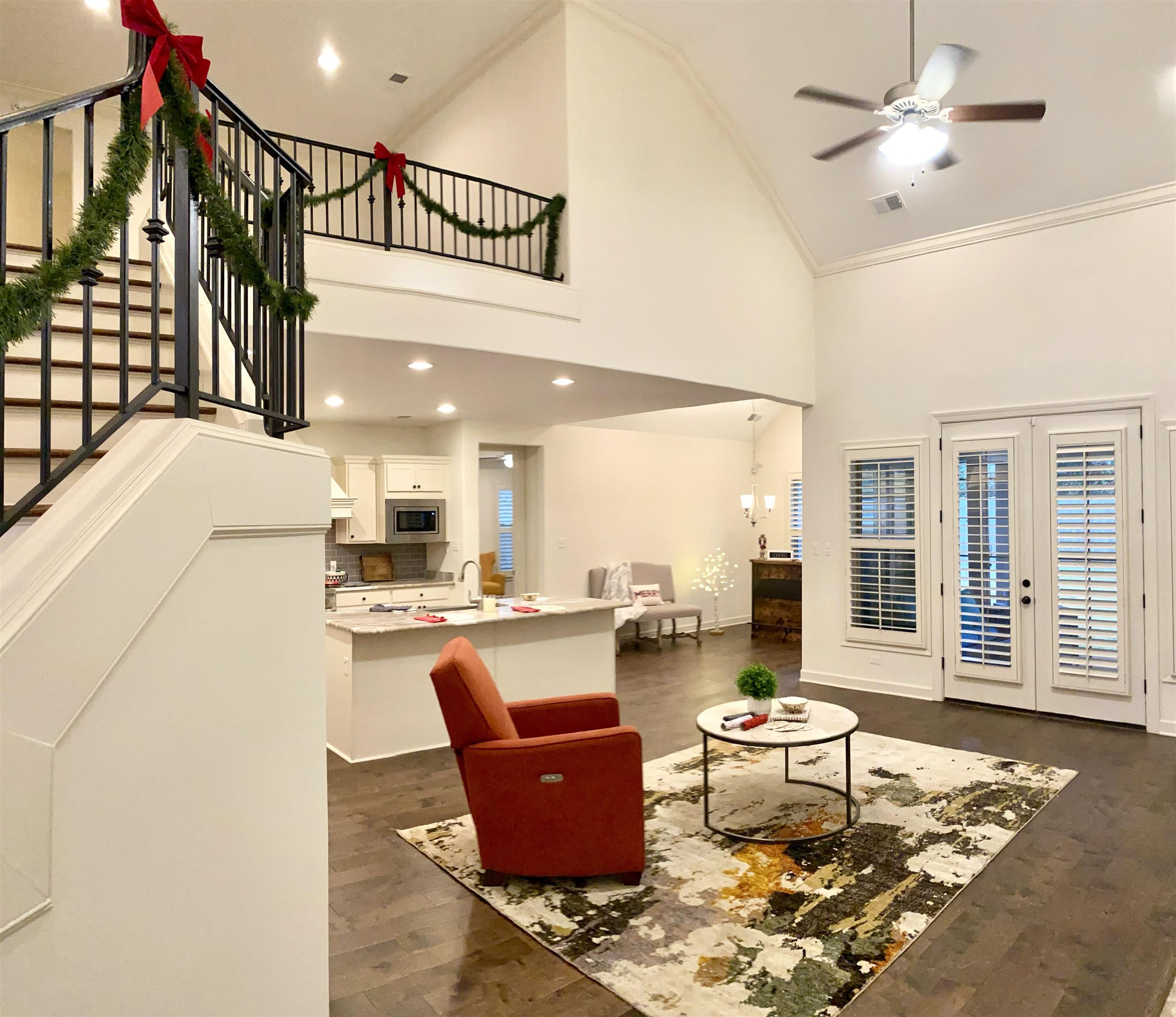4713 Emmas Circle West Collierville, TN 38017 - Photo 5 of 25 a living room with fireplace furniture and a rug