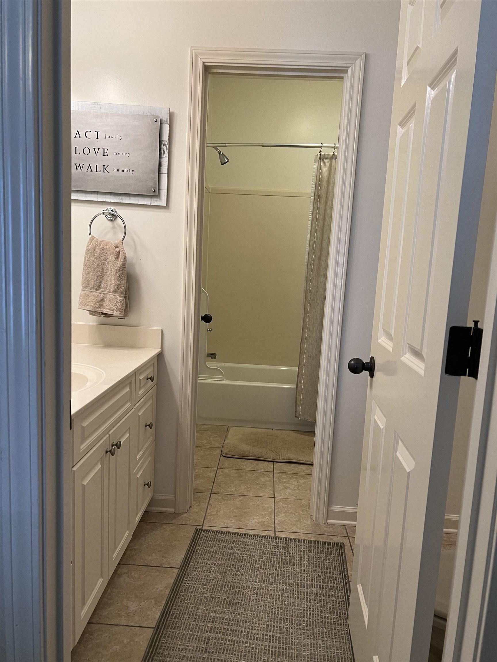 5110 Barry Road Memphis, TN 38117 - Photo 16 of 25 a bathroom with a shower and a sink