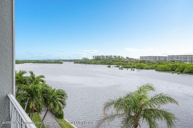 2165 Ibis Isle Road, Unit 14 Palm Beach, FL 33480 - Photo 30 of 41 a view of a lake from a balcony