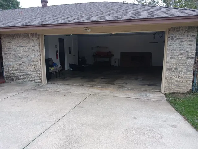 a view of building with seating space