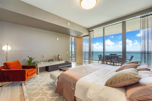 a spacious bedroom with a bed and window