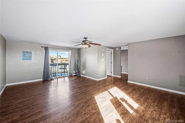 a view of small space with racks on the wall