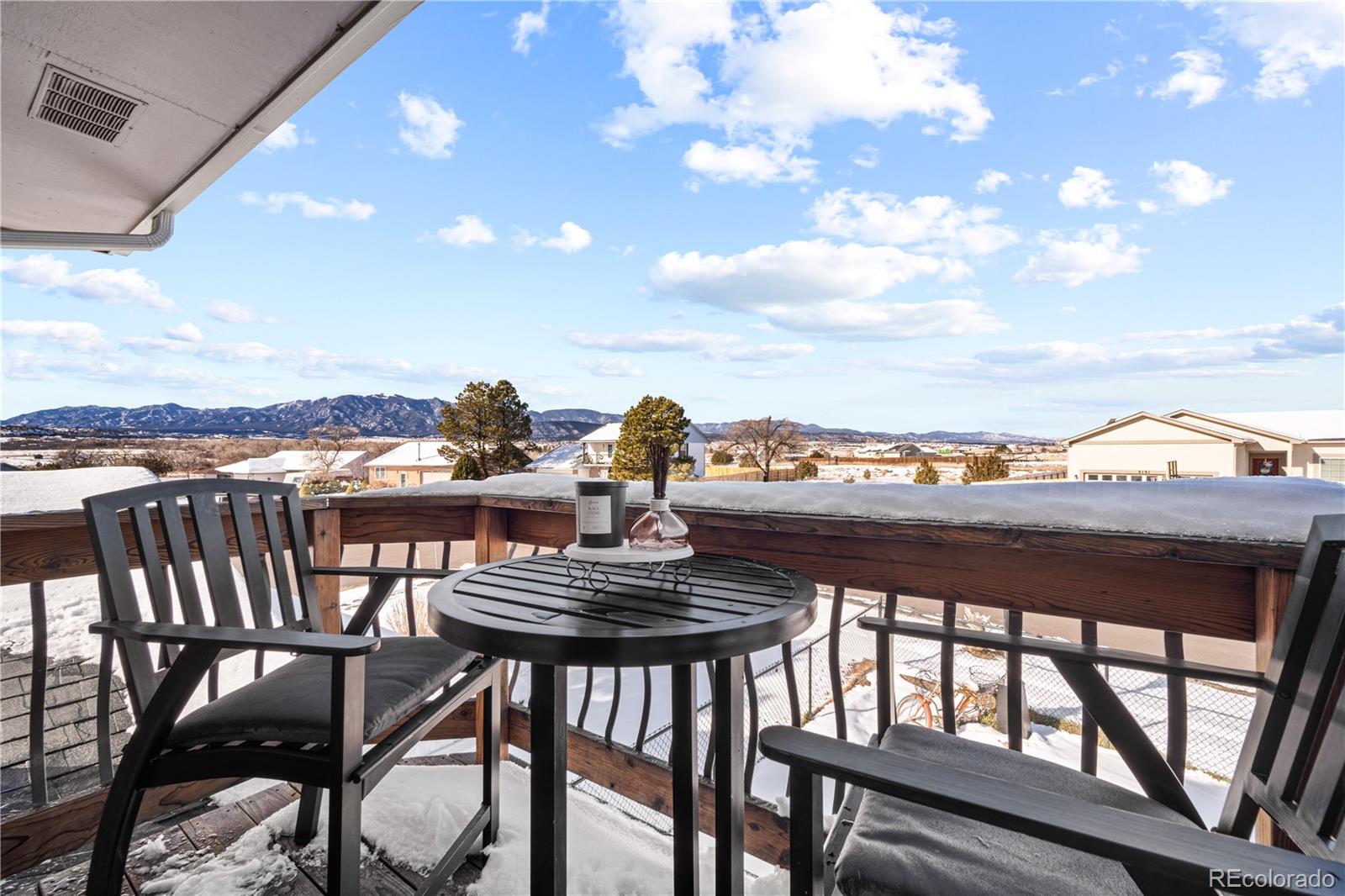 3126 County Rd CC254 Colorado City, CO 81019 - Photo 36 of 50 a view of a chairs and table on the terrace