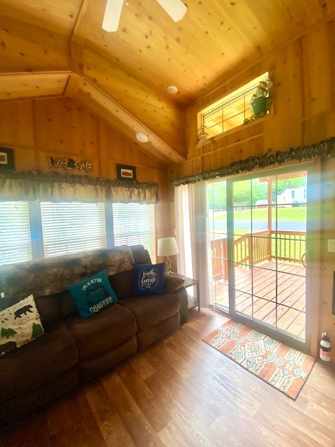 8-90 Woodhaven Sublette, IL 61367 - Photo 12 of 30 a living room with furniture and a floor to ceiling window
