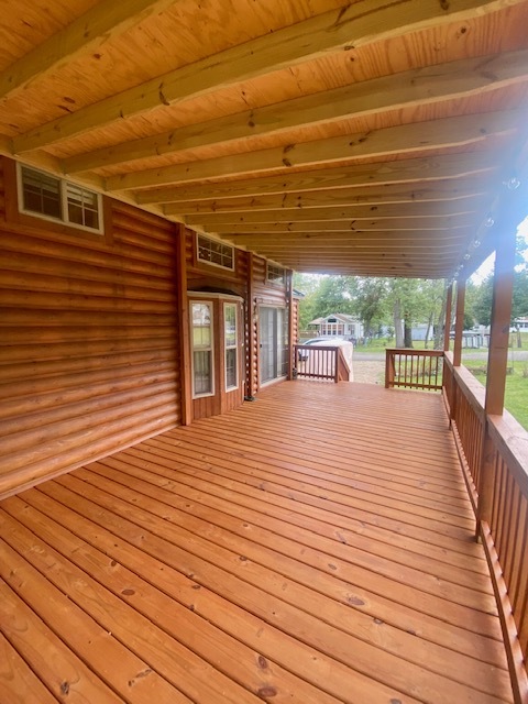 8-90 Woodhaven Sublette, IL 61367 - Photo 7 of 30 a view of outdoor space with wooden deck