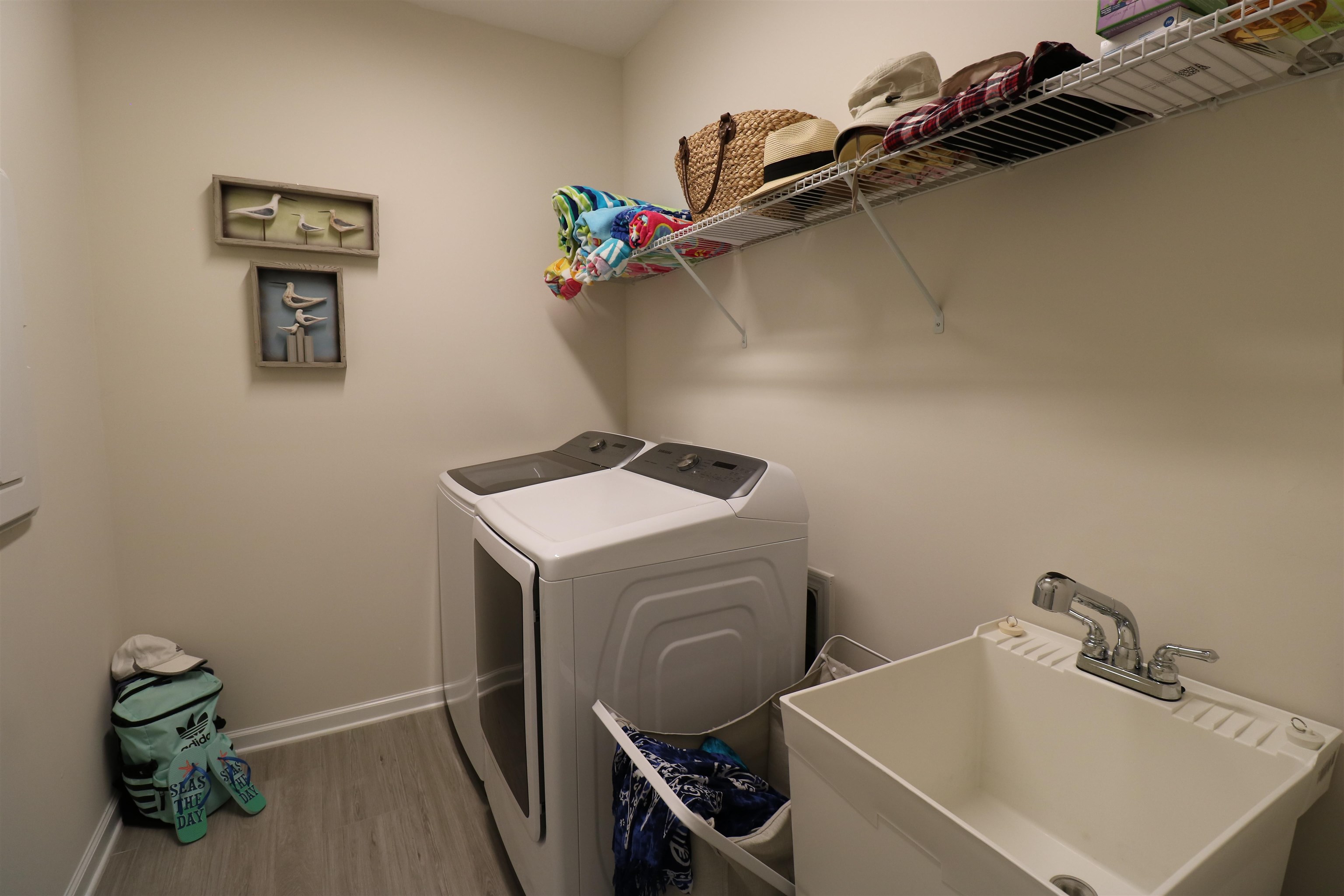 827 East Watson Road St. Augustine, FL 32086 - Photo 24 of 26 a utility room with dryer and washer