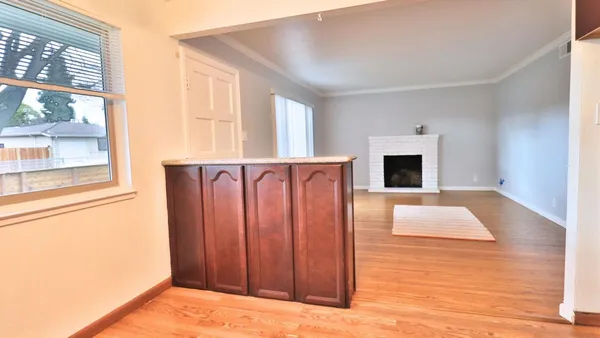 a view of livingroom with furniture and window