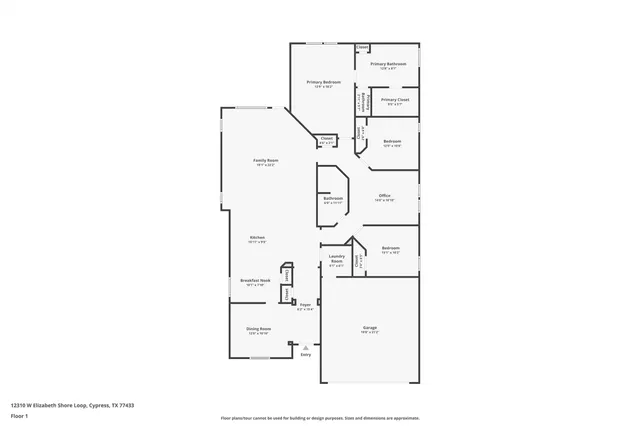 $380,000 | 12310 West Elizabeth Shore Loop, Cypress, TX 77433