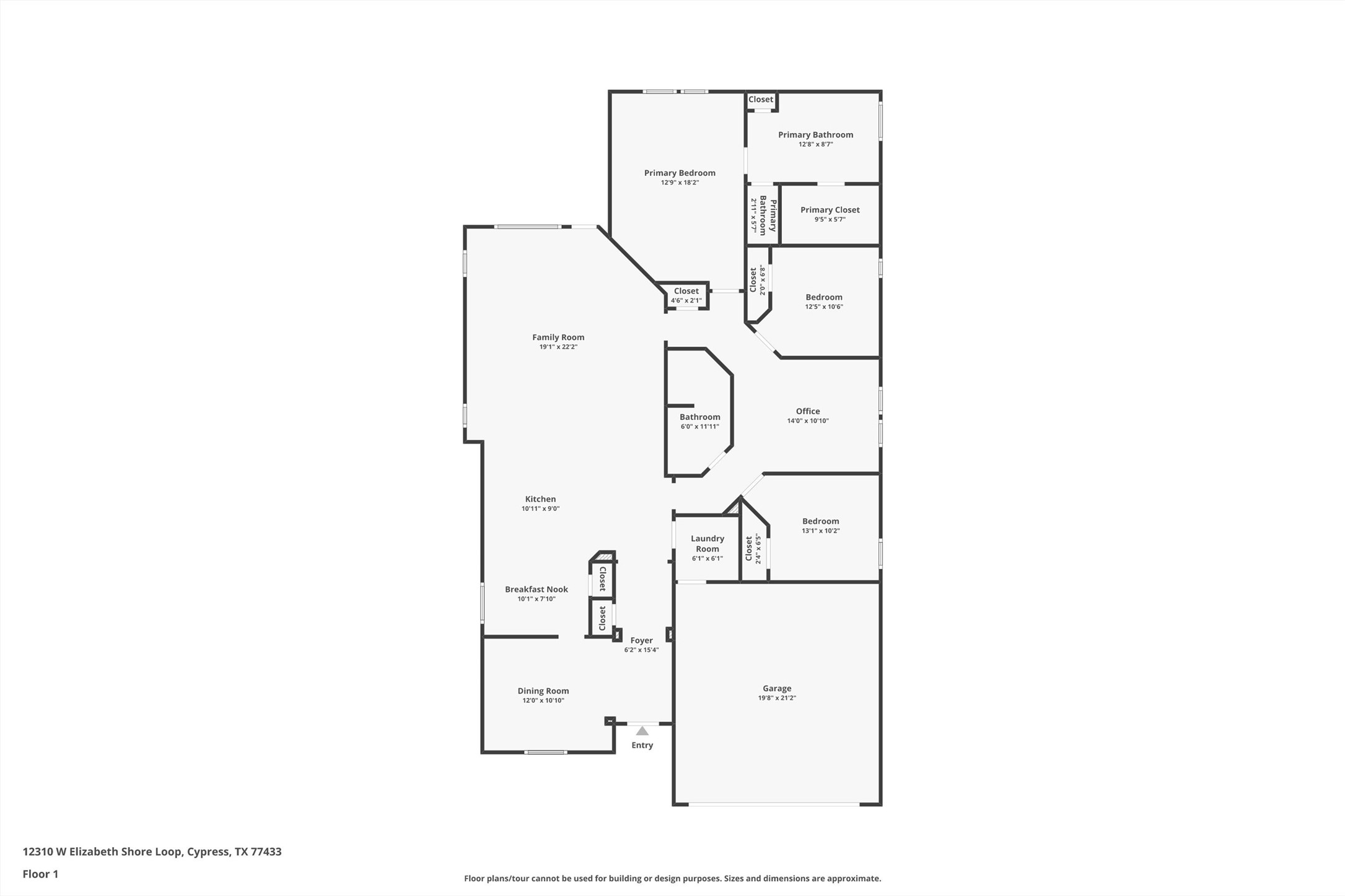 12310 West Elizabeth Shore Loop Cypress, TX 77433 - Photo 42 of 42 Floor plan