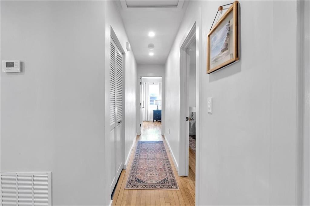 1520 Foote Street Northeast Atlanta, GA 30307 - Photo 16 of 39 a view of a hallway with wooden floor