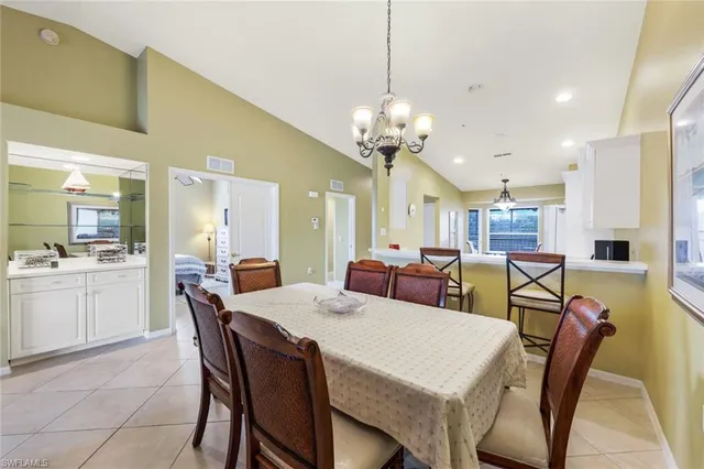 a view of a dining room and livingroom view