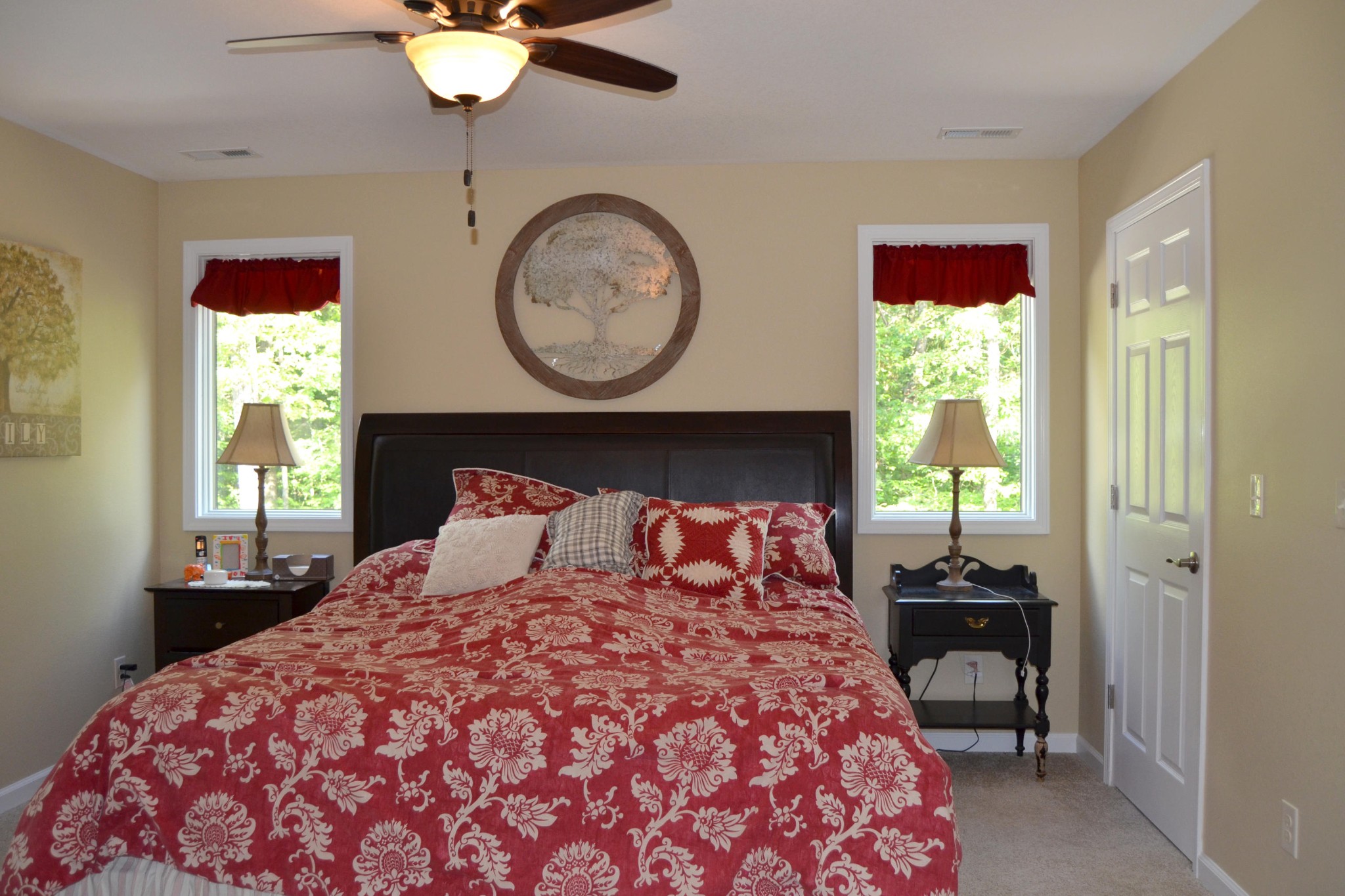 197 Rogers Road Crossville, TN 38571 - Photo 21 of 39 a bedroom with a bed and a chandelier