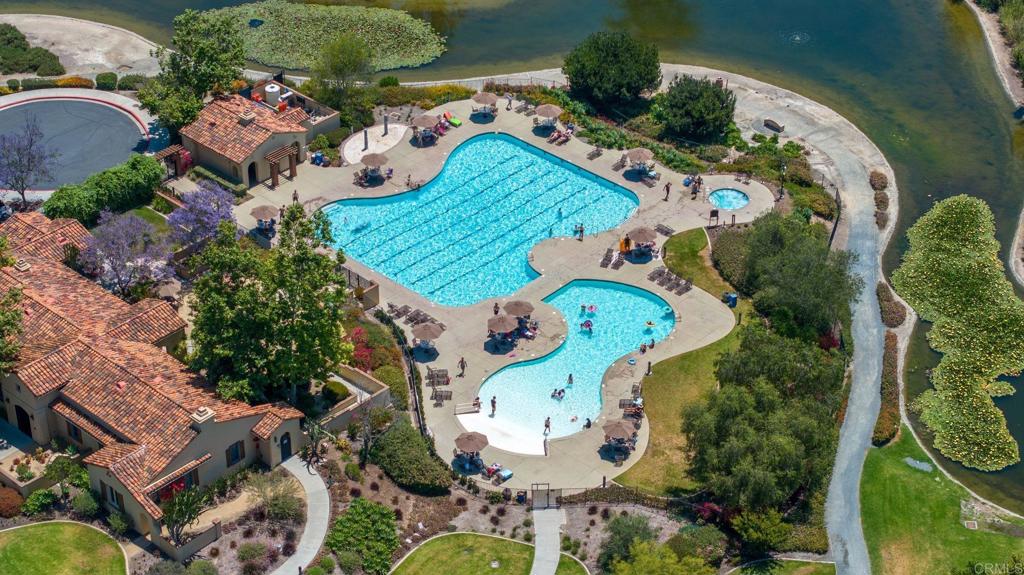 2781 Rambling Vista Road Chula Vista, CA 91915 - Photo 47 of 50 an aerial view of a house with a swimming pool patio and outdoor seating